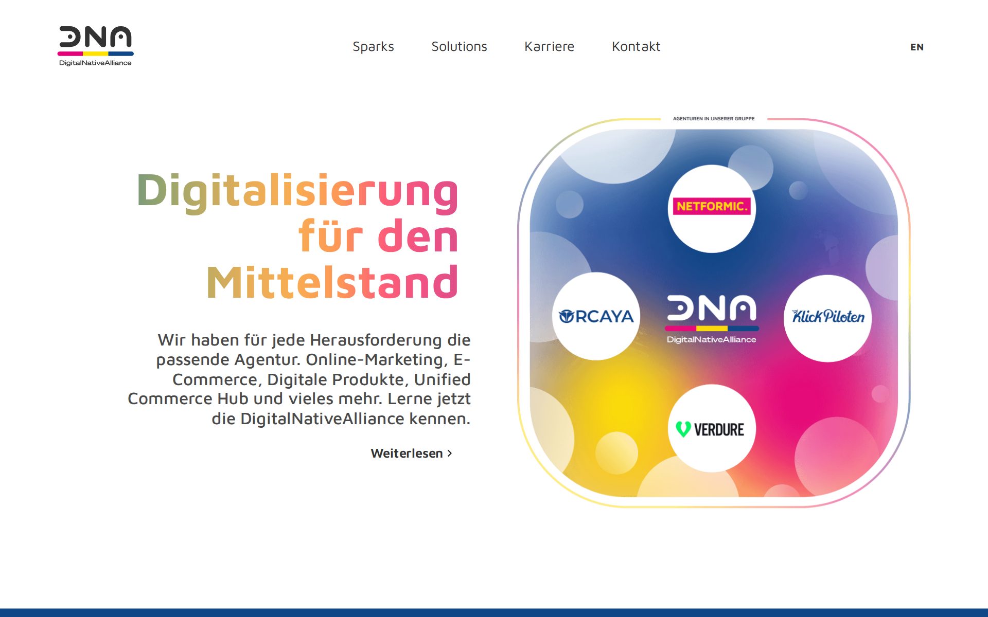 DigitalNativeAlliance — agency group for the Mittelstand