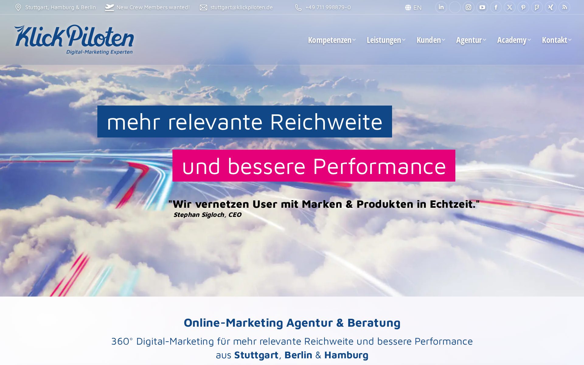 KlickPiloten — performance marketing agency