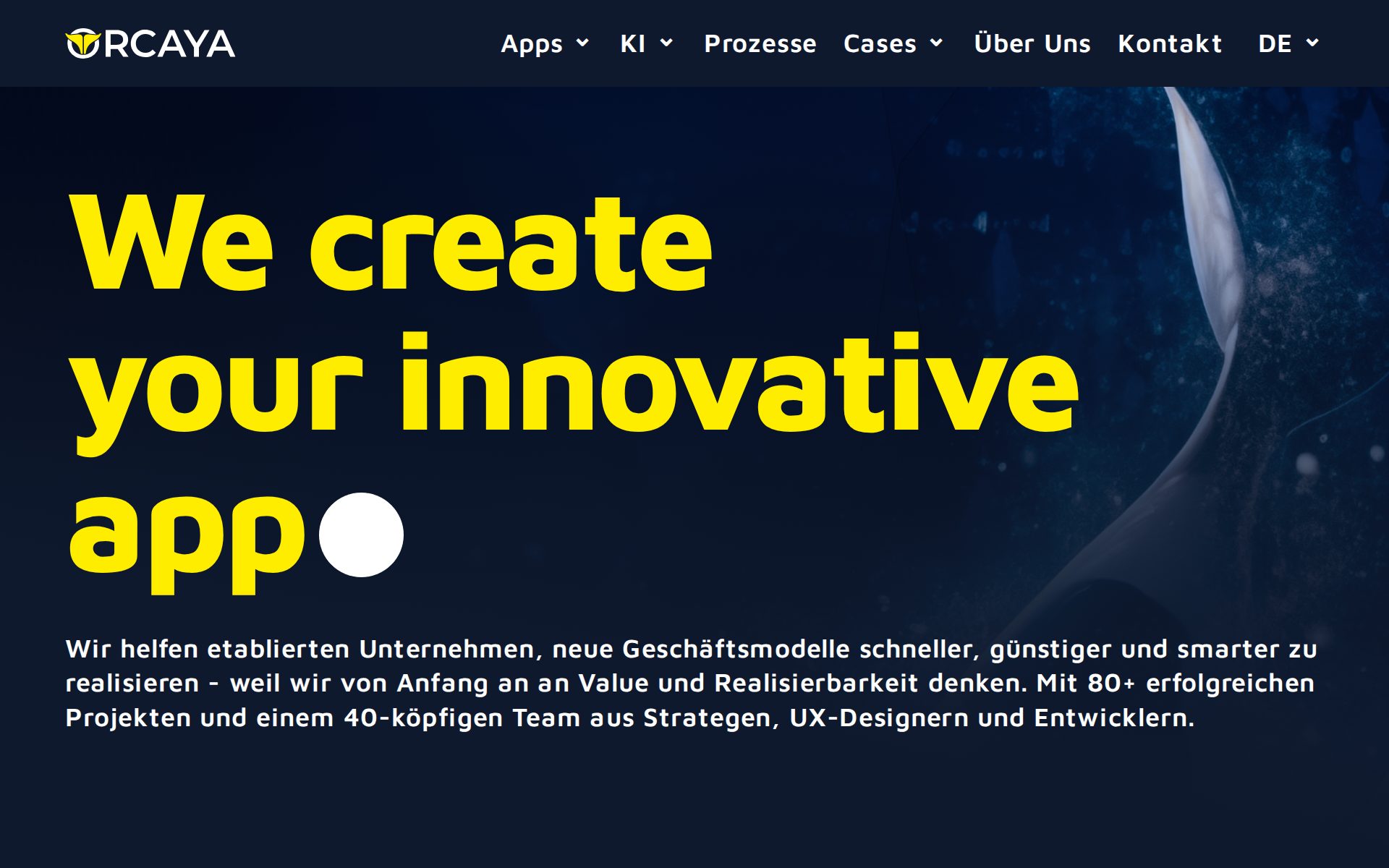 ORCAYA — AI-based digital products