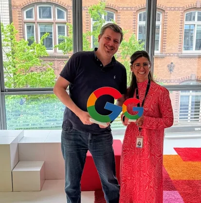 At Google Hamburg as a Premier Partner